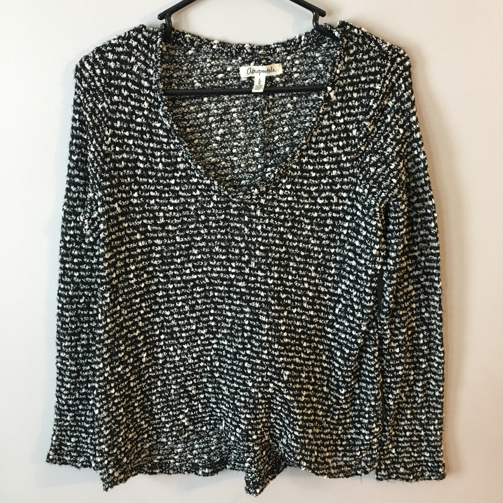 Black and White Sweater